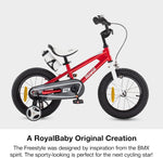 RoyalBaby BMX Freestyle 8th Red Color 12 14 16 18 Inch Sport Kids Bike Training Wheel or Kickstand Bicycle Boys Girls