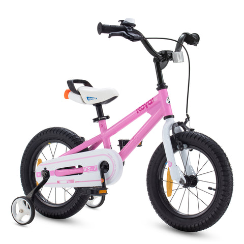 RoyalBaby BMX Freestyle 7th Pink 12 14 16 Inch Sport Kids Bike Training Wheel Bicycle Boys Girls