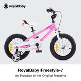 RoyalBaby BMX Freestyle 7 Red Color 12 14 16 Inch Sport Kids Bike Training Wheel Bicycle Boys Girls
