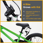 RoyalBaby BMX Freestyle 8th Green Color 12 14 16 18 Inch Sport Kids Bike Training Wheel or Kickstand Bicycle Boys Girls