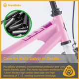 RoyalBaby BMX Freestyle 8th Pink Color 12 14 16 18 Inch Sport Kids Bike Training Wheel or Kickstand Bicycle Boys Girls