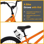 RoyalBaby BMX Freestyle 8th Orange Color 12 14 16 18 Inch Sport Kids Bike Training Wheel or Kickstand Bicycle Boys Girls