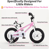 RoyalBaby BMX Freestyle 8th Pink Color 12 14 16 18 Inch Sport Kids Bike Training Wheel or Kickstand Bicycle Boys Girls
