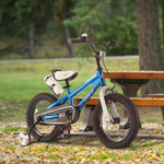 RoyalBaby BMX Freestyle 8th Blue Color 12 14 16 18 Inch Sport Kids Bike Training Wheel or Kickstand Bicycle Boys Girls