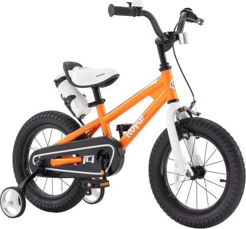 RoyalBaby BMX Freestyle 8th Orange Color 12 14 16 18 Inch Sport Kids Bike Training Wheel or Kickstand Bicycle Boys Girls