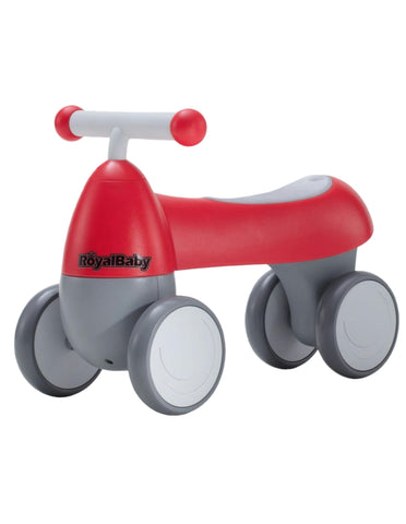RoyalBaby Ride On Toys For 1-3 Years Baby Walker Red Yellow 4 Wheels Kid Balance Bike Toddler Scooter