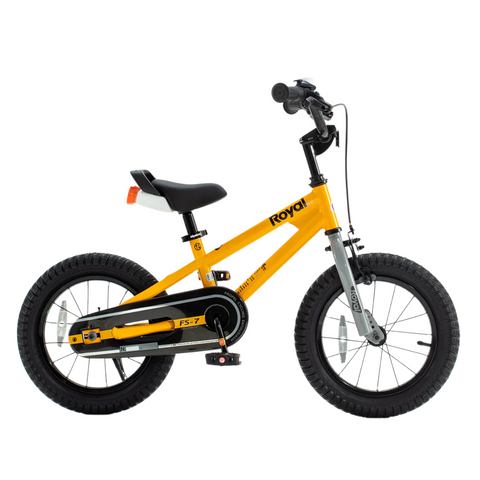 RoyalBaby BMX Freestyle 7 Yellow Color 12 14 16 Inch Sport Kids Bike Training Wheel Bicycle Boys Girls