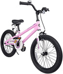 Royalbaby BMX Freestyle Pedal Brake Kids Bike for Boys and Girls 12 14 16 18 inch, Pink