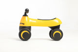 RoyalBaby Baby Walker Yellow 4 Wheels Kid Balance Bike Toddler Scooter Ride On Toys For 1-3 Years