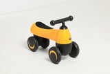 RoyalBaby Baby Walker Yellow 4 Wheels Kid Balance Bike Toddler Scooter Ride On Toys For 1-3 Years
