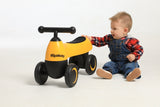 RoyalBaby Baby Walker Yellow 4 Wheels Kid Balance Bike Toddler Scooter Ride On Toys For 1-3 Years