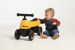 RoyalBaby Baby Walker Yellow 4 Wheels Kid Balance Bike Toddler Scooter Ride On Toys For 1-3 Years