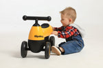 RoyalBaby Baby Walker Yellow 4 Wheels Kid Balance Bike Toddler Scooter Ride On Toys For 1-3 Years