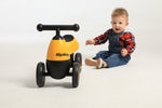 RoyalBaby Baby Walker Yellow 4 Wheels Kid Balance Bike Toddler Scooter Ride On Toys For 1-3 Years