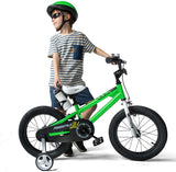 Royalbaby BMX Freestyle Pedal Brake Kids Bike for Boys and Girls 12 14 16 18 inch, Green