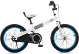 Royalbaby Buttons Kids Bike for Boys and Girls 12 14 16 18 inch, White Blue