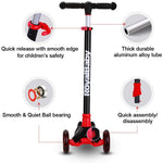 Royalbaby Kids Scooter for Boys and Girls Red Black