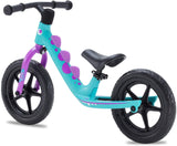 Royalbaby Dinosaur Magnesium No Pedal Walking Balance Bike 12 Inch, Turquoise Blue