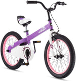 Royalbaby Honey Kids Bike for Boys and Girls 12 14 16 18 inch, Purple White Color