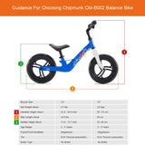 RoyalBaby Chipmunk Kids Balance Bike EVA Tire Kids Toddler Training Bicycle Green