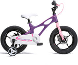 RoyalBaby Space Shuttle Magnesium Alloy Kids Bike for Boys and Girls 14 16 18 Inch, Purple