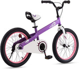 Royalbaby Honey Kids Bike for Boys and Girls 12 14 16 18 inch, Purple White Color