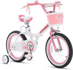 Royalbaby Jenny Princess Girls Kids Bike 12 14 16 18 20 Inch, Pink and White Color