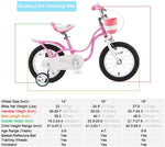 Royalbaby Swan Girls Bike 14 16 18 inch Pink and White color