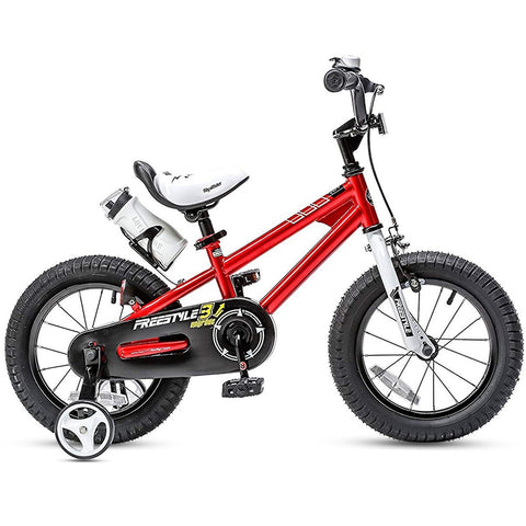 Royalbaby BMX Freestyle Pedal Brake Kids Bike for Boys and Girls 12 14 16 18 inch, Red