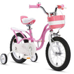Royalbaby Swan Girls Bike 14 16 18 inch Pink and White color