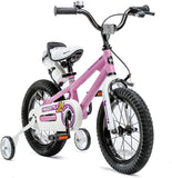 Royalbaby BMX Freestyle Pedal Brake Kids Bike for Boys and Girls 12 14 16 18 inch, Pink