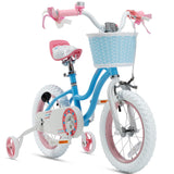 Royalbaby Stargirl Girls Kids Bike 12 14 16 18 Inch, Blue White Color