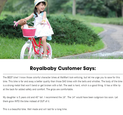 Royalbaby girls 2024 kids bike stargirl