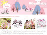 Royalbaby Jenny Princess Girls Kids Bike 12 14 16 18 20 Inch, Pink and White Color